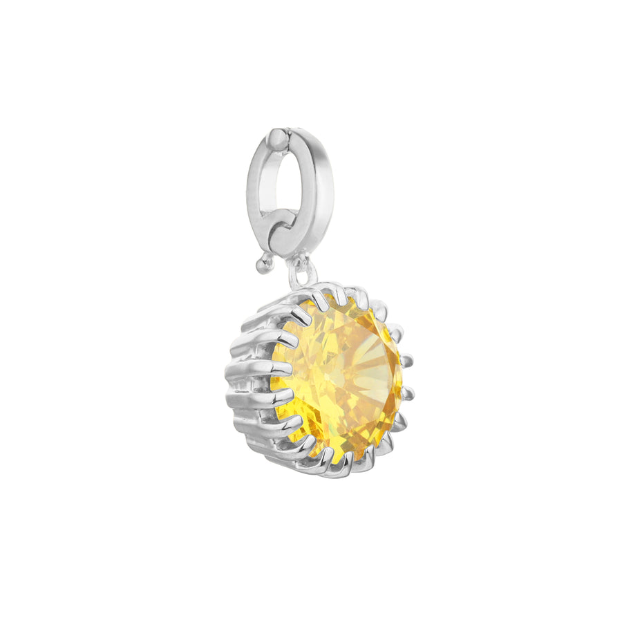 Yellow Topaz Birthstone Charm