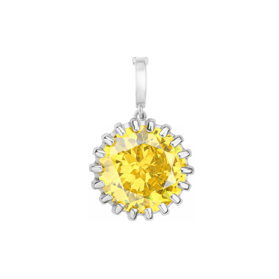 Yellow Topaz Birthstone Charm