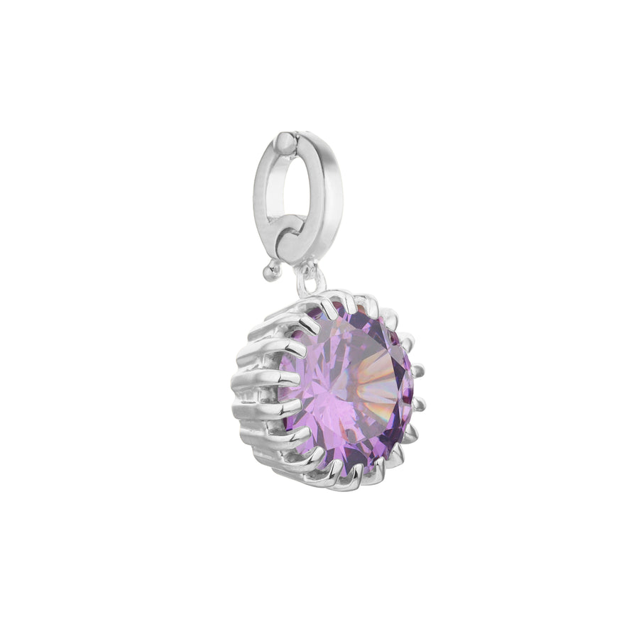 Amethyst Birthstone Charm