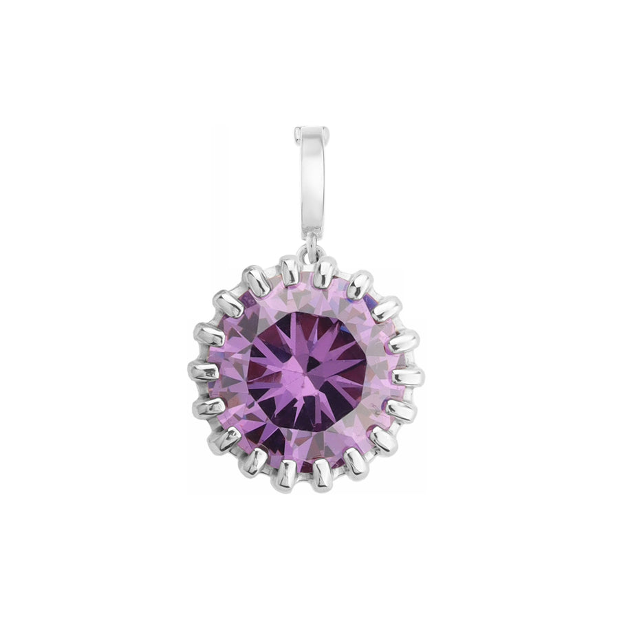 Amethyst Birthstone Charm