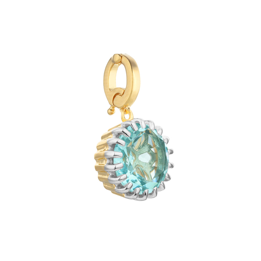 Aquamarine Birthstone Charm