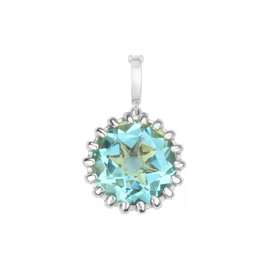 Aquamarine Birthstone Charm