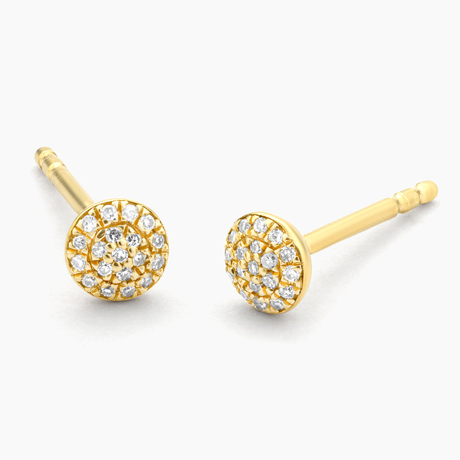 Round Stud Earrings