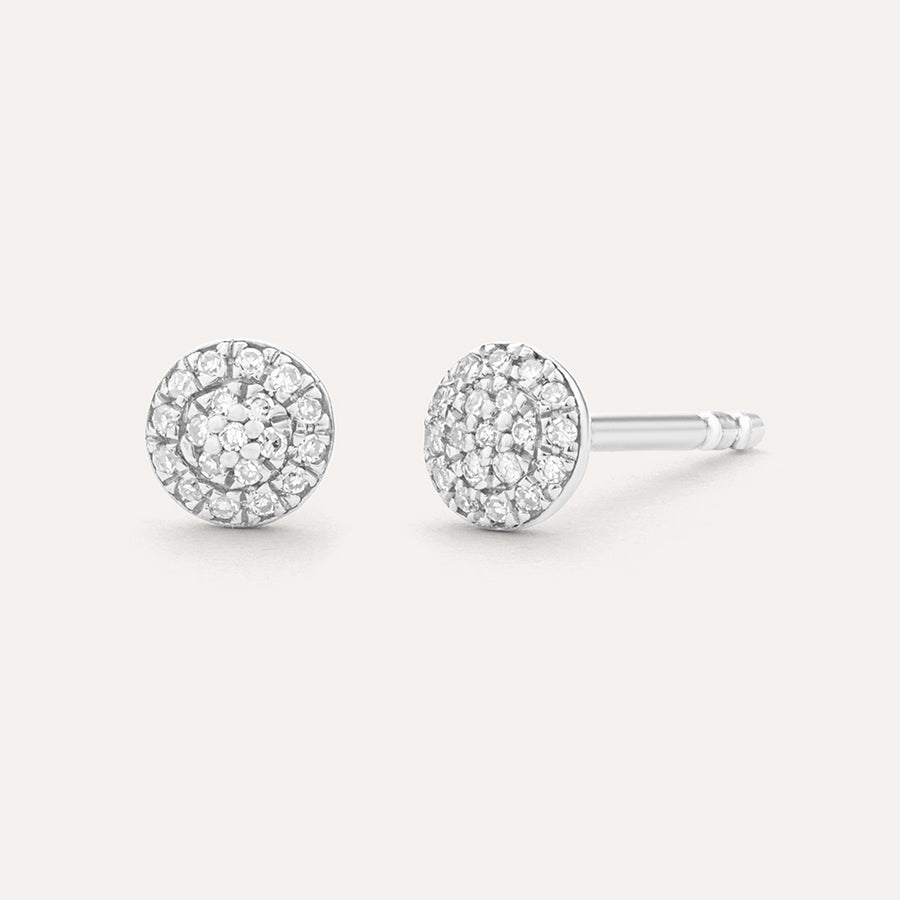 Round Stud Earrings