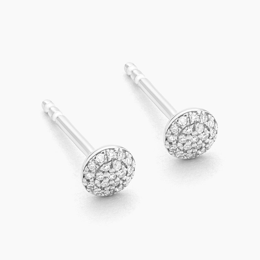 Round Stud Earrings