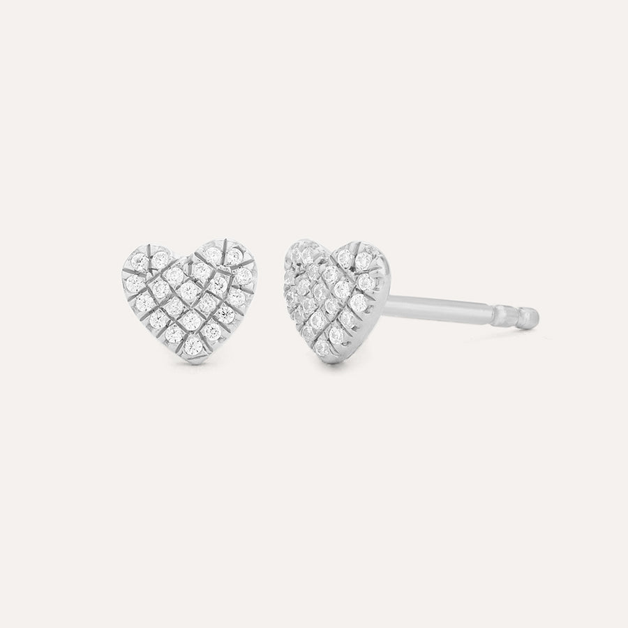 Heart Stud Earrings