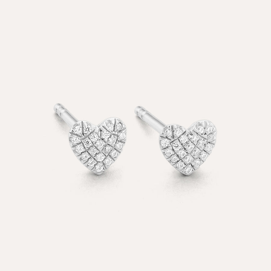 Heart Stud Earrings