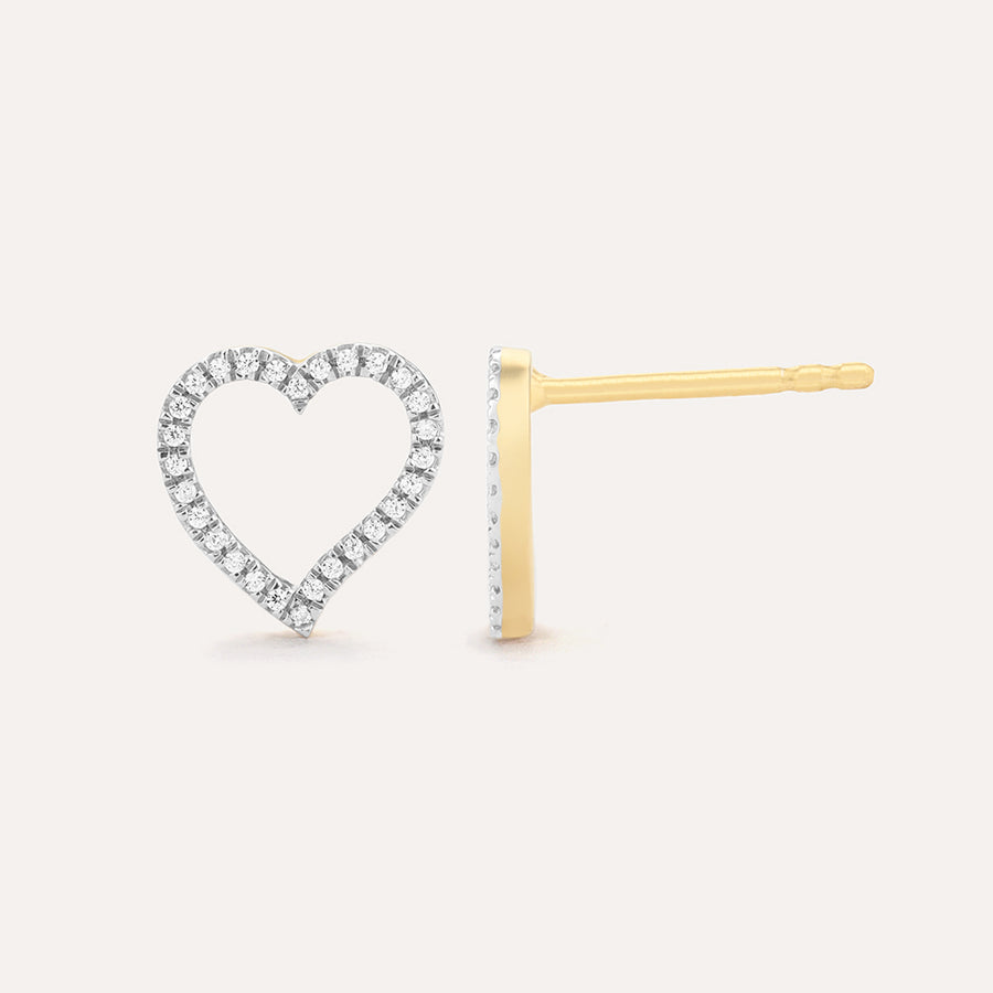 Take Heart Stud Earrings