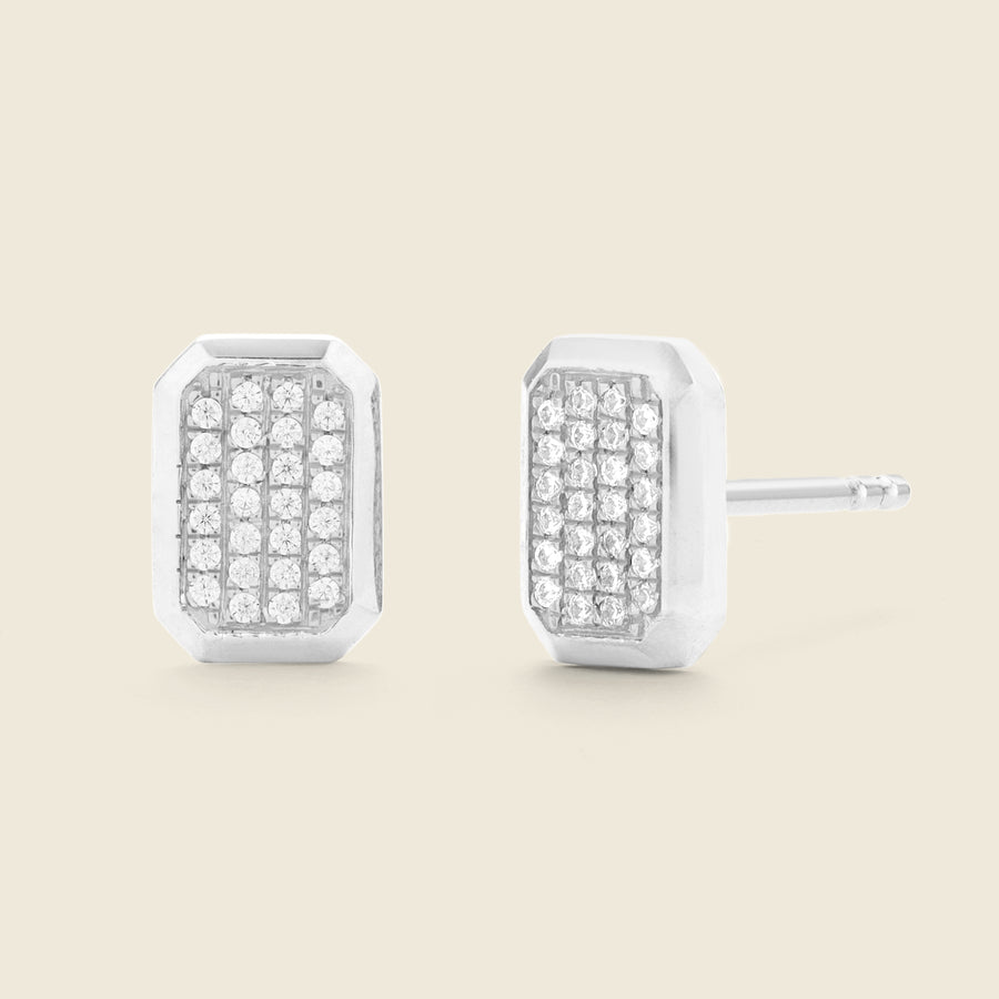 Brick by Brick Stud Earrings