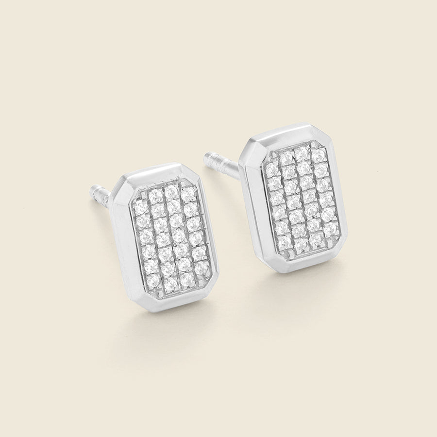 Brick by Brick Stud Earrings