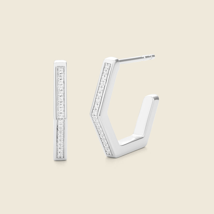 Symmetry Hoop Earrings