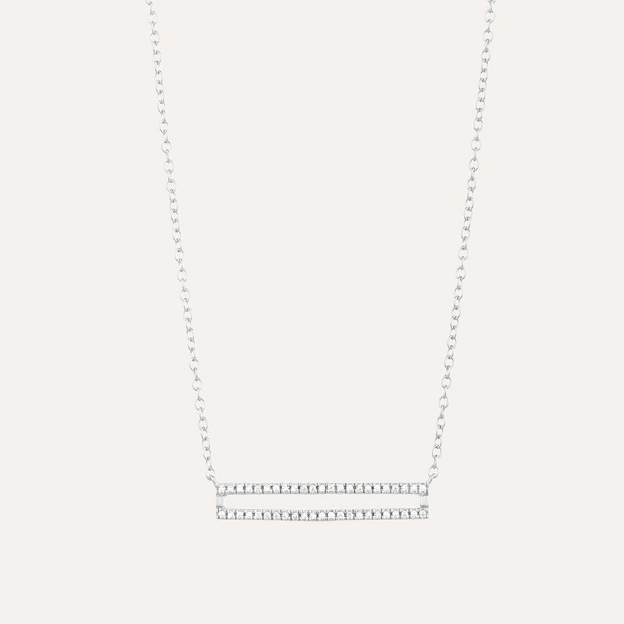 Set the Bar Pendant Necklace