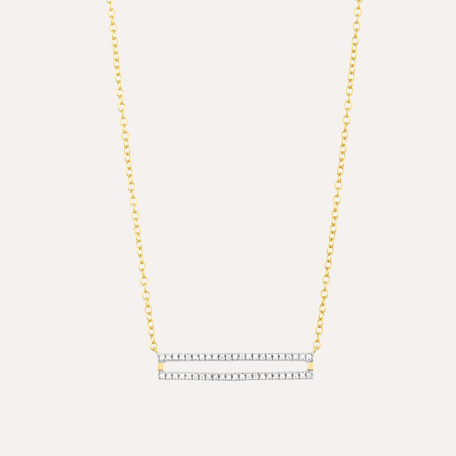 Set the Bar Pendant Necklace