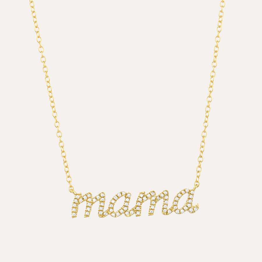 Love You Mama Pendant Necklace