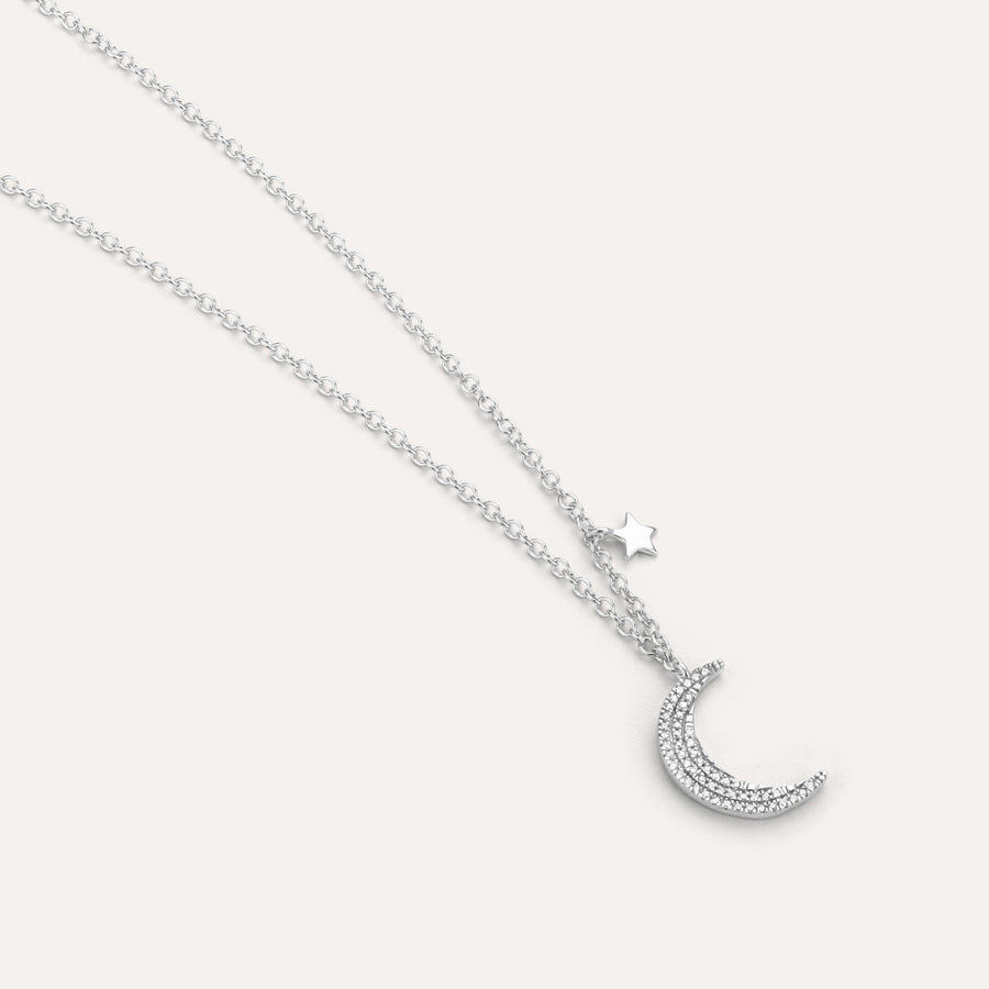 Fly Me To The Moon Pendant Necklace