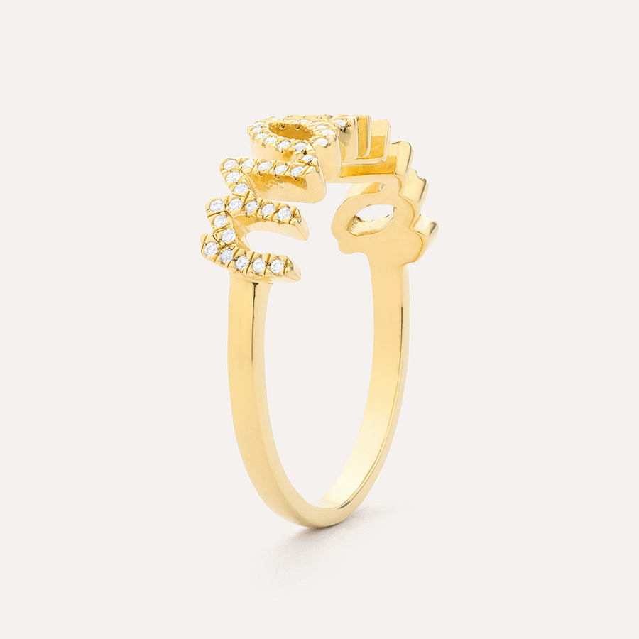 Love You Mama Statement Ring