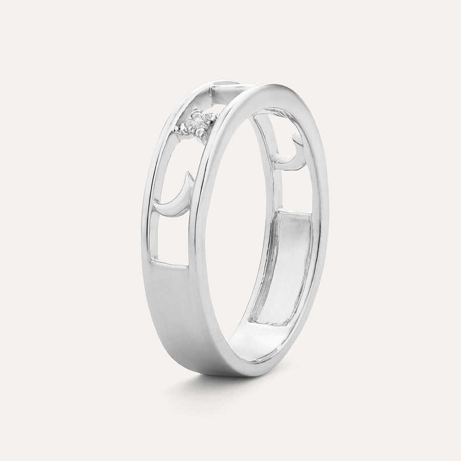 Reach For The Moon Stackable Ring