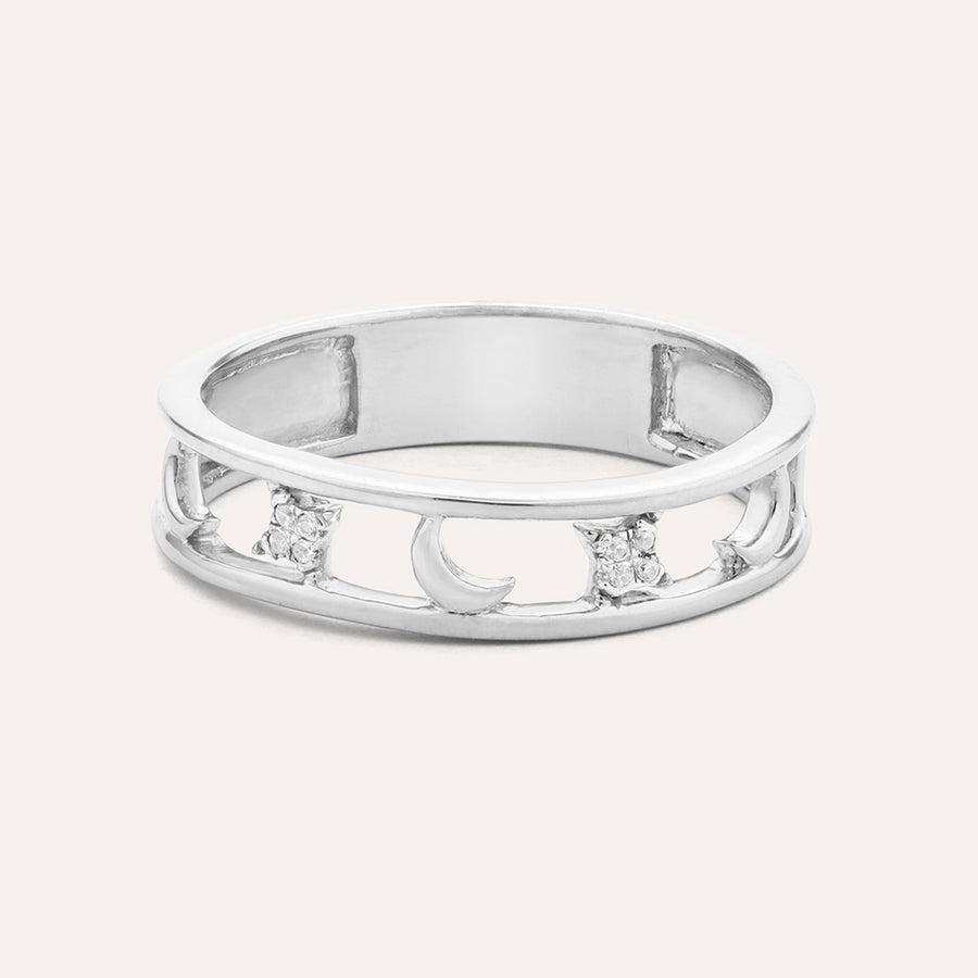 Reach For The Moon Stackable Ring